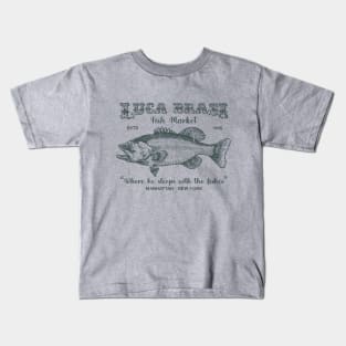 Vintage Luca Brasi Fish Market Kids T-Shirt